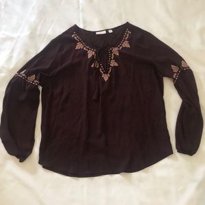 Blouse Maroon XL